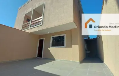 Casa com 2 quartos à venda na vila santa rosa, guarujá , 75 m2 por r$ 430.000