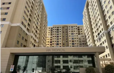 Apartamento com varanda à venda no residencial via tropical – samambaia aceita financiamento bancário e uso do fgts