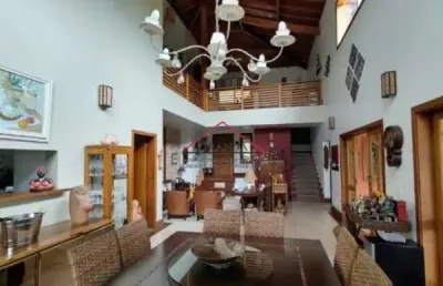 Casa em condomínio fechado com 4 quartos à venda na rua das camélias, 303, chácara vale do rio cotia, carapicuíba por r$ 2.500.000