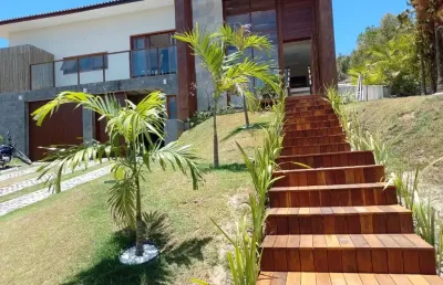 Linda casa mobiliada em praia do forte com 5 suítes mobiliada decorada
