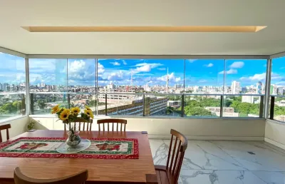 Apartamento 3 suítes no são lázaro nascente andar alto dependência 03 vagas