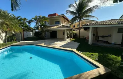 Casa em cond fechado com 4 suites e piscina em lauro de freitas no jardim atlantico residencial