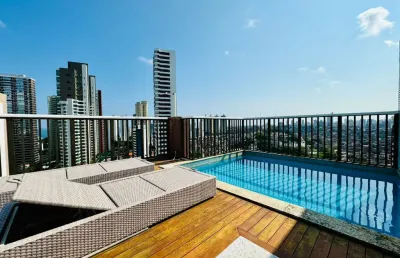 Cobertura no horto florestal com 3 suítes área gourmet e piscina