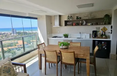 Apartamento em patamares no colina a no biarritz maison de 3 suítes vista mar 4 vagas