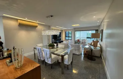 Apartamento de 3 quartos na pituba com armários dependência e mobiliado