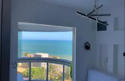 Apartamento a venda de 1 quarto no rio vermelho mobiliado e vista mar