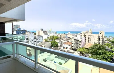 Apartamento a venda na pituba de 2 quartos e 2 vagas vista mar no spazio pituba