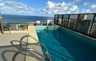 Cobertura a venda em armação no mar de lungúria 4 suites reformada vista mar