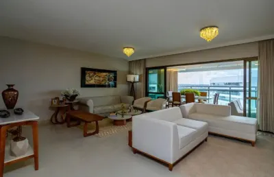 Apartamento a venda no le parc com 4 suitese varandão