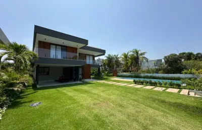 Casa a venda em busca vida com5 suítes piscina e moderna no cond busca ville