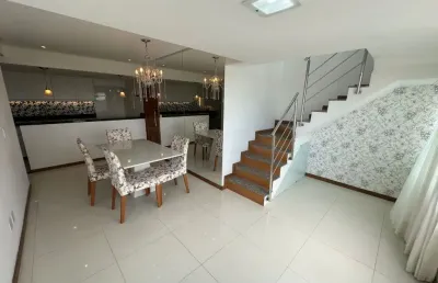 Cobertura  a venda em patamares com 3 quartos reformada no salvador clube