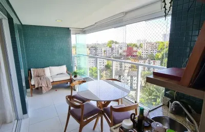 Apartamento a venda em patamares com 3 quartos varanda gourmet no atmos greenville
