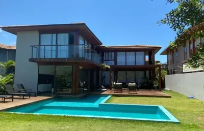 Casa a venda em praia do forte com 5 suites no condomínio piscinas naturais