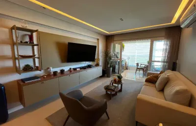 Apartamento a venda no terrazzo ondina com 2 suites mobiliado e varanda gourmet