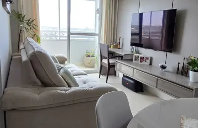 Apartamento a venda no colina de piatã com 3 quartos varanda armarios e reformado