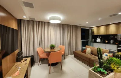 Apartamento a venda em patamares com 2 quartos nascente varanda gourmet no mario cravo