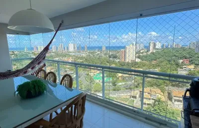 Apartamento a venda no etco greenville com 3 quartos reformado varanda gourmet vista mar e nascente