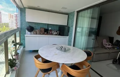 Apartamento a venda na pituba com 3 quartos na alameda catania no  brisas do parque
