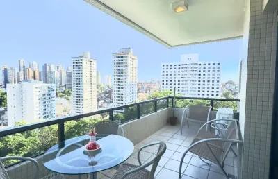 Apartamento a venda no acupe de brotas com 3 suites nascente no vila nova da rainha