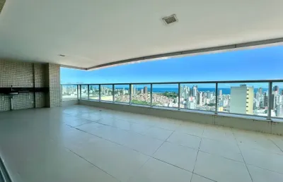 Apartamento a venda no riservetto graça com 4 suites vista mar