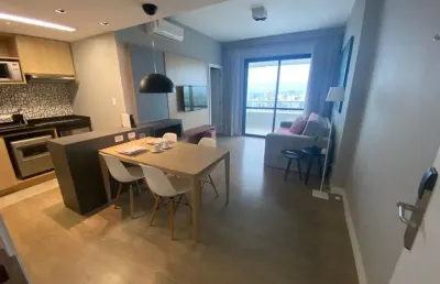 Apartamento a venda no mondial caminho das árvores quarto e sala mobiliado