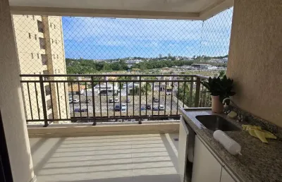 Apartamento a venda no stupendo piatã com 2 quartos nascente e varanda gourmet