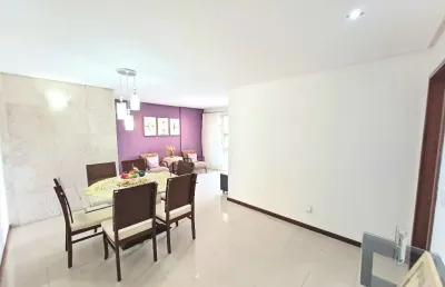 Apartamento a venda na pituba com 3 quartos andar alto e varanda