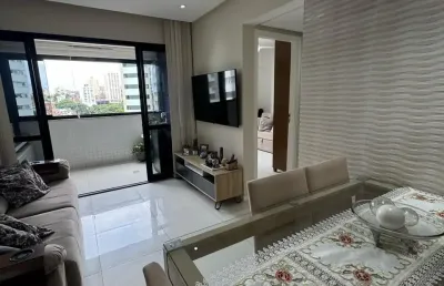 Apartamento a venda no candeal com 3 quartos varanda e dependência
