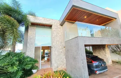 Casa a venda em alphaville 2 salvador com 5 suites mobiliada e moderna
