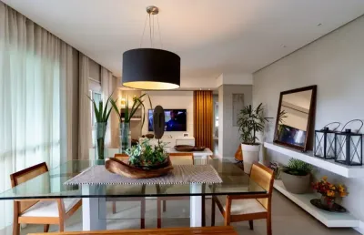 Apartamento a venda em alphaville 1 com 3 suites varanda gourmet no forest ville