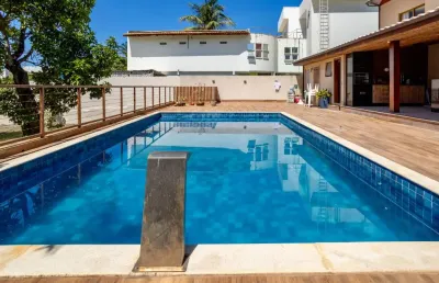 Casa a venda em pituaçu com 4 quartos piscina e área gourmet no condominio jardim california