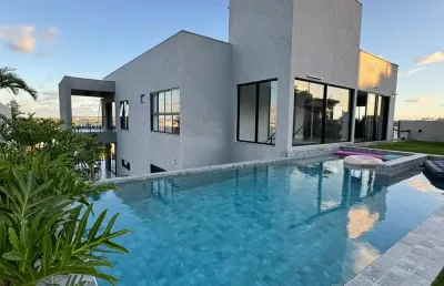 Casa a venda em alphaville 2 com 5 suites piscina e área gourmet