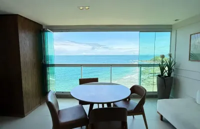 Apartamento a venda no costa espana na barra quarto e sala vista mar e reformado