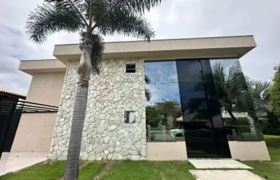 Casa a venda no condominio busca vida com 4 suites piscina e área gourmet