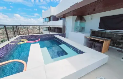 Cobertura a venda no horto florestal com 4 quartos piscina área gourmet e nascente