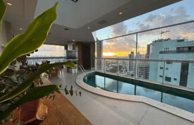 Cobertura a venda no loteamento aquarius com 3 suites piscina e área gourmet