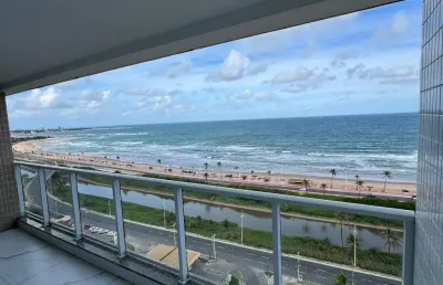 Apartamento a venda em jaguaribe com 2 quartos varanda gourmet e vista mar