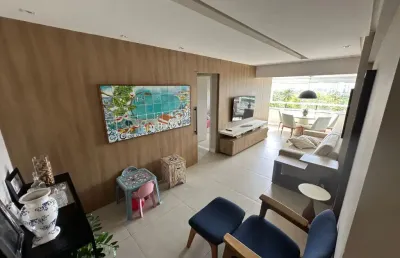 Apartamento a venda em patamares com 3 quartos varanda gourmet e mobiliado