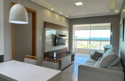 Apartamento a venda em armação quarto e sala mobiliado e vista mar