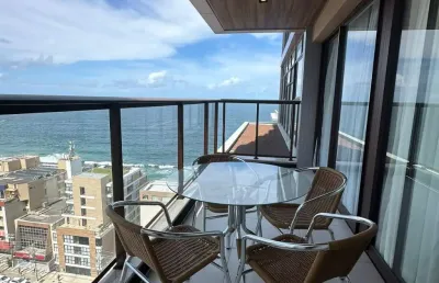 Apartamento a venda no nau barra com 2 quartos com vista mar