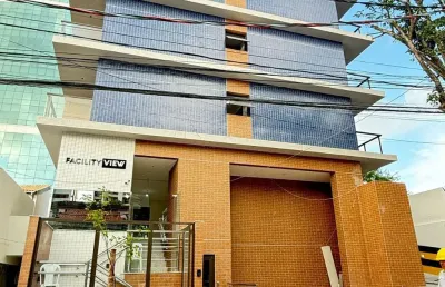 Apartamento a venda no caminho das árvores com 1 quarto e varanda no facility view