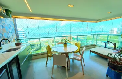 Apartamento a venda em armação no paradise 3 quartos reformado e vista mar