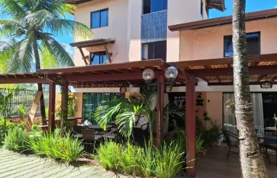 Casa triplex a venda no condomínio veredas do atlântico com 3 quartos em patamares