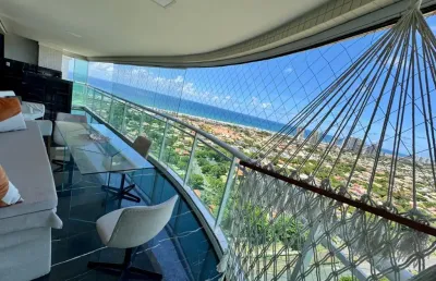 Apartamento a venda no art residence em patamares com 4 suites e vista mar