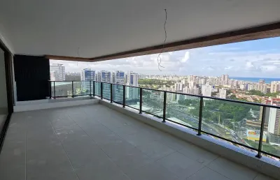 Apartamento a venda no caminho das árvores com 4 suites andar alto no belvedere hill