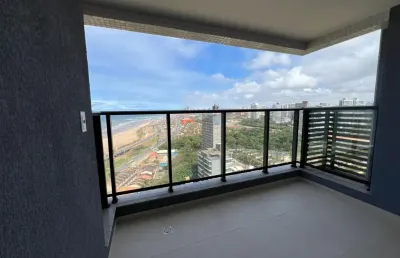 Apartamento a venda no ancoratto jaguaribe com 2 quartos vista mar e andar alto
