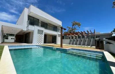 Casa a venda em guarajuba com 6 suites piscina e área gourmet no cond paraiso