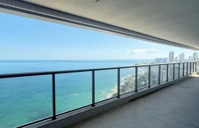 Apartamento a venda no undae ocean em ondina com 4 suites vista mar e andar alto