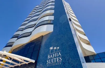 Apartamento a venda em armação quarto e sala vista mar no bahia suites