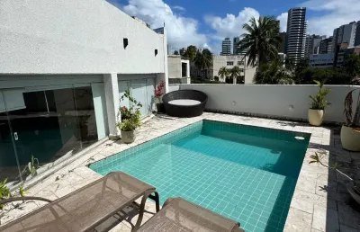 Cobertura a venda em ondina com 3 suites reformada piscina e área gourmet privativa